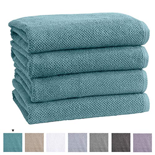 Great Bay Home 100% Cotton Quick-Dry Bath Towel Set (30 x 52 inches)