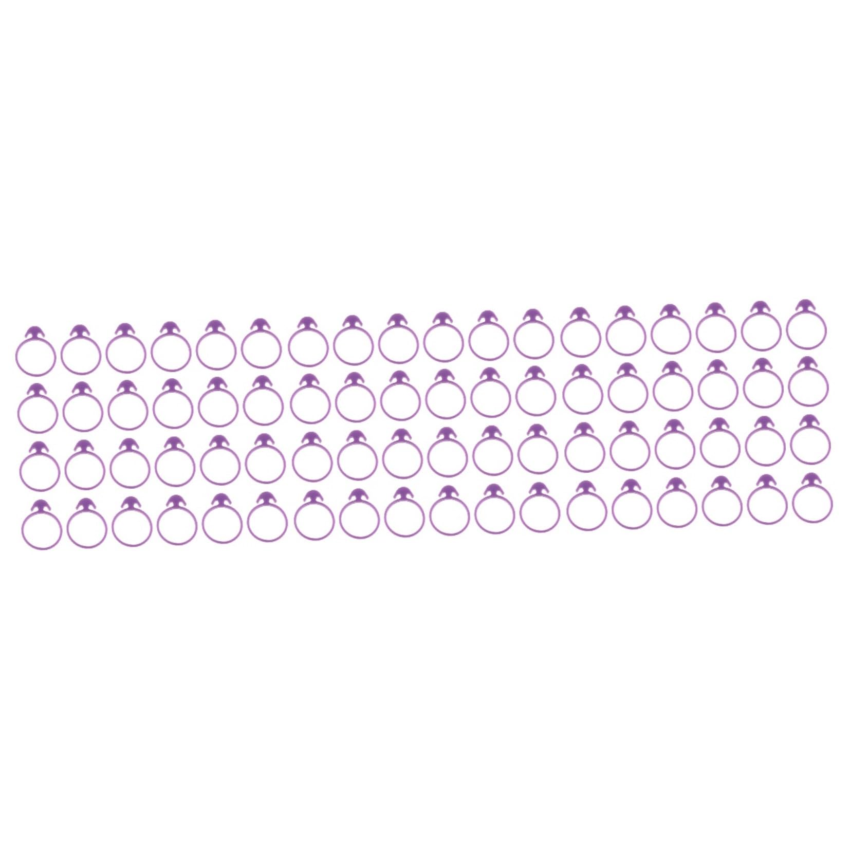 UPKOCH Kit De Décoration De Gâteaux 3 Ensembles De Douilles pour Fondant Crème Poche À Douille Bande De Fermeture en Caoutchouc pour Un Changement Facile des Embouts 48 ​​pièces X 3