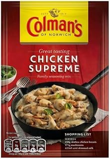 Colman's Chicken Supreme perfect with seasonal veg Recipe Mix quick to prepare sauce mix 38 g