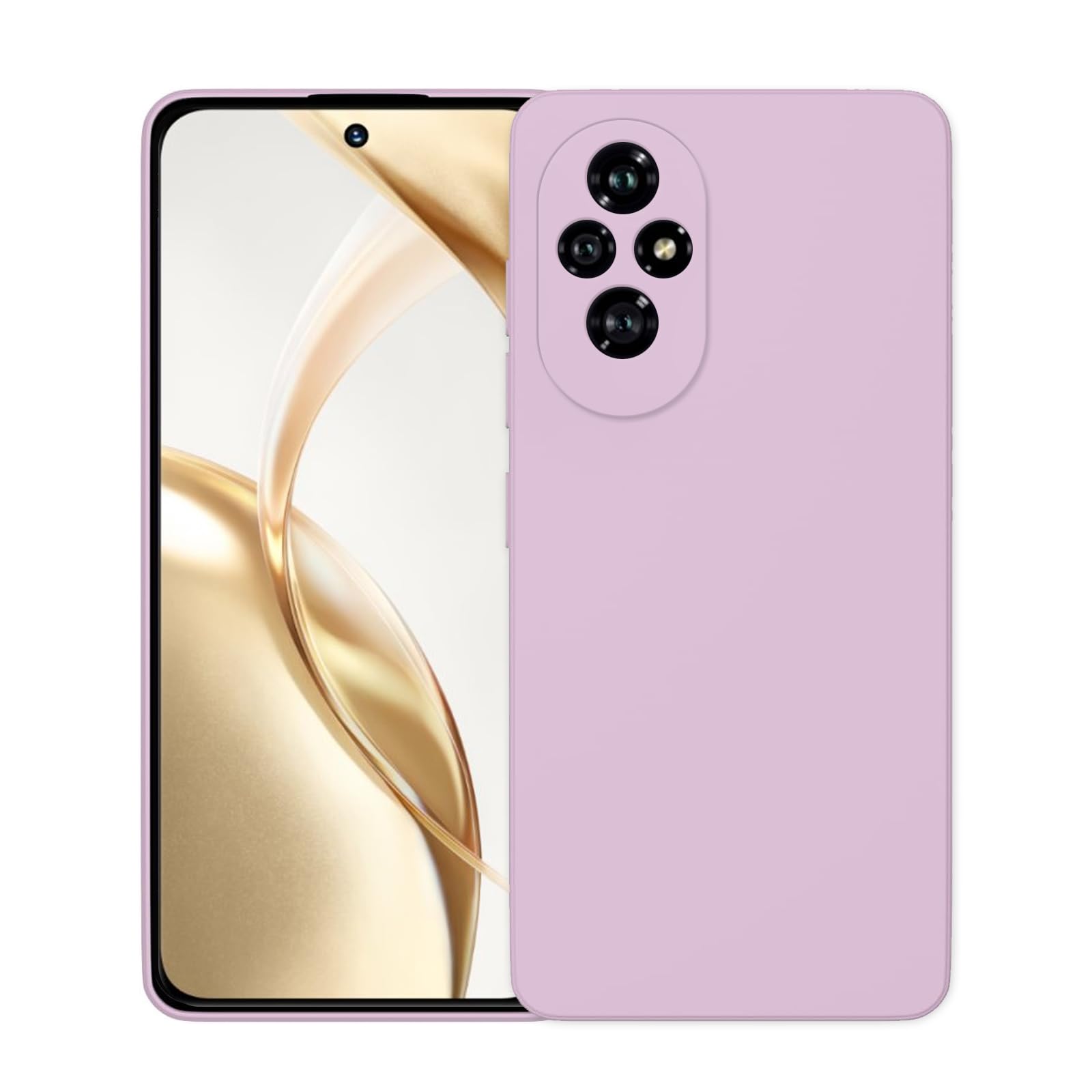 CooToly Silicone Phone Case for Honor 200 5G, Soft Protective Cover (Light Purple, for Honor 200 5G)