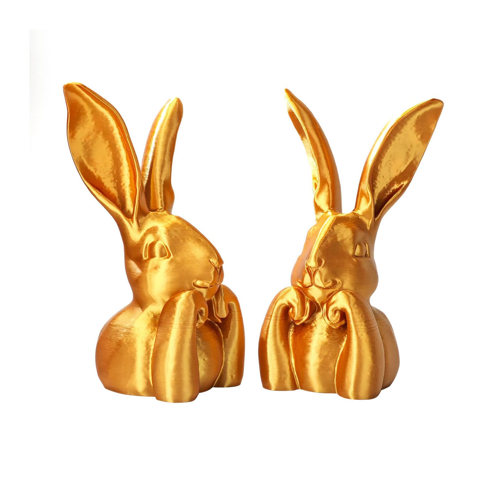 Statue lagomorphe métallique inspirée de la nature pour donner une âme à votre salon