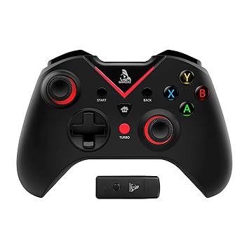 TAG Gamerz GWL1000 Wireless Gamepad For PC/Android/PS3, Haptic Feedback, 8 Hour Non-Stop Gaming, Accurate Joystick, Controller With Ergonomic Design, Plug & Play Joypad, Windows 10/11 - image, photos