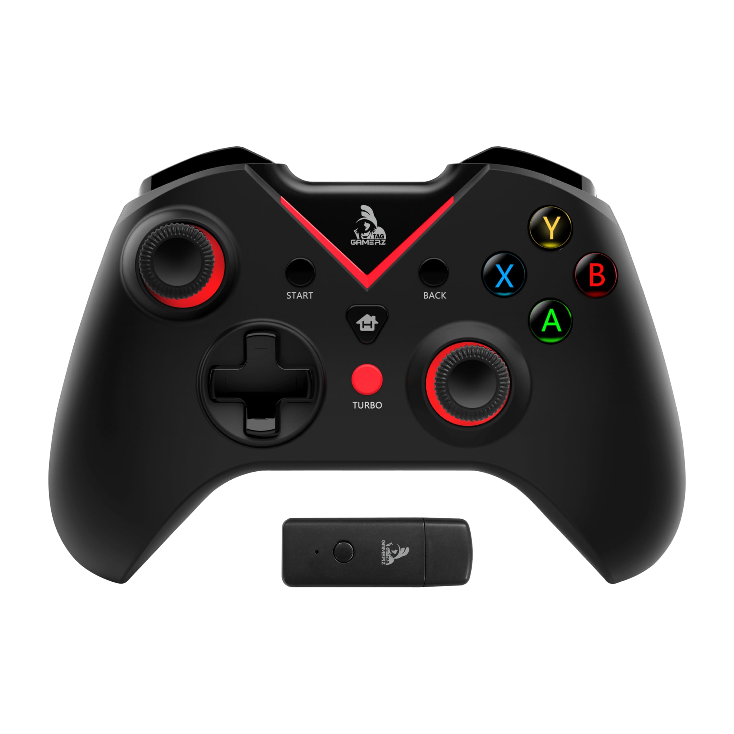 TAG Gamerz GWL1000 Wireless+Bluetooth+Wired Gamepad For PC/Android/PS3, Haptic Feedback, 8 Hour Non-Stop Gaming, Accurate Joystick, Controller With Ergonomic Design, Plug & Play Joypad, Windows 10/11 (B0DBLV1S7D) Amazon Price History, Amazon Price Tracker