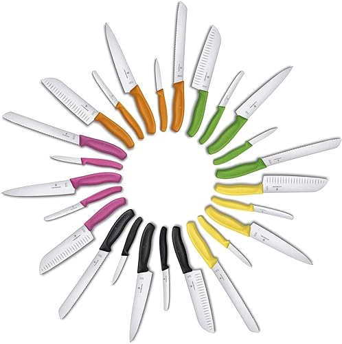 Vista 25 de Victorinox - 6.7736.L5 Victorinox Swiss Classic Cuchillo de pelar, 3.9 pulgadas, color rosa Rosado