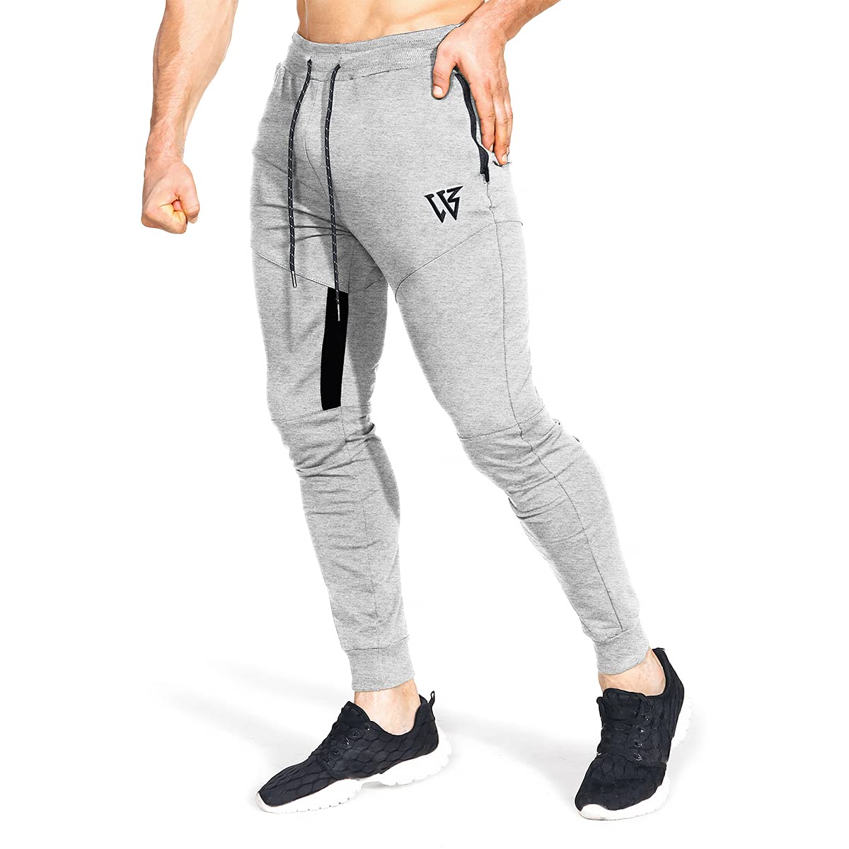 BROKIG Pantaloni della Tuta da Jogging da Palestra Vertex da Uomo con Tasche