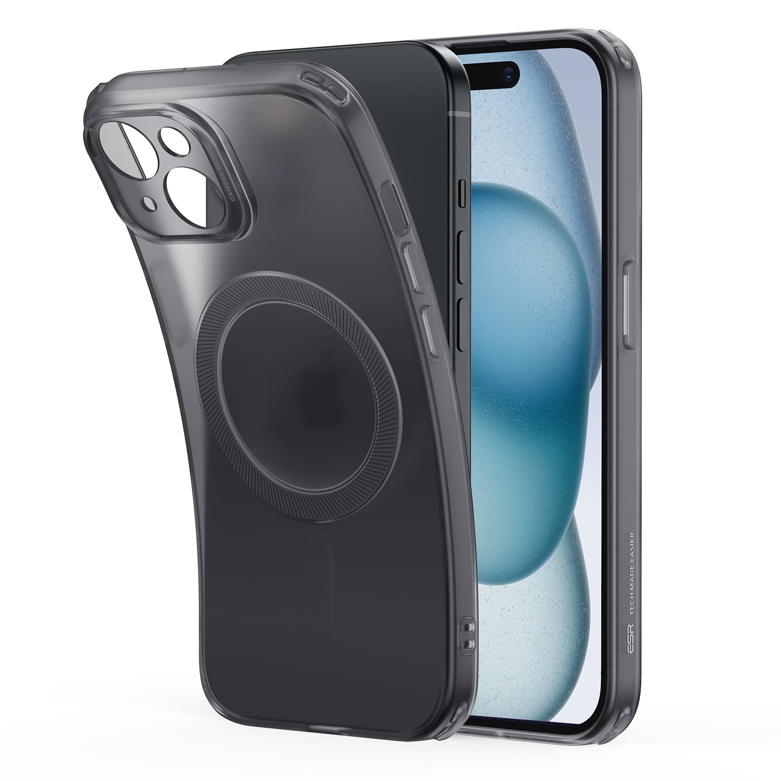 ESR for iPhone 15 Plus Case, Compatible with MagSafe, Military-Grade Protection, Resists Yellowing and Scratches, Magnetic Phone Case for iPhone 15