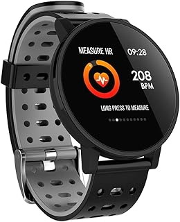 VOZOYA Activity Trackers Smart Watches Waterproof Fitness Trackers Bluetooth Smart Bracelet Blood Pressure Sleep Heart Rate Calorie Monitor Activity Trackers for Men Women (Color : Gray)