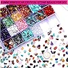 1000PCS Crystal Stone Beads for Jewelry Making, Na... #4