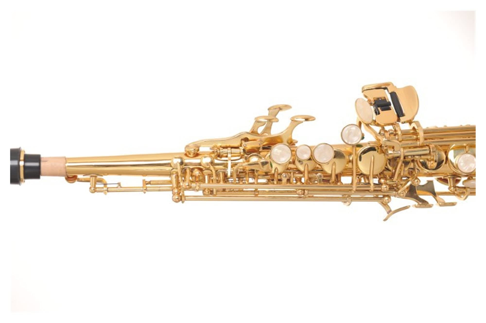 Studente di sassofoni Si bemolle raddrizzamento Tubo Sassofono Soprano/a fiato/Strumento a fiato Sassofono Soprano all-in-One Set di Sassofono
