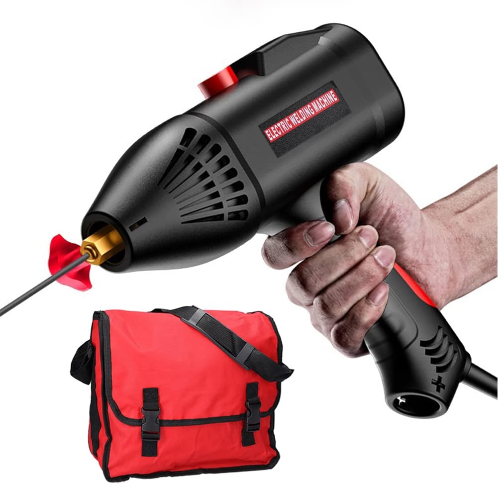 Electric Welding Machine, Eacam 220 V 3000W Handheld Portable Electric Welding Machine, Home Automatic Digital Intelligent Welding Machine Suitable for 2.5/3.2mm Electrode 2~14mm Welding Thickness