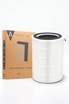 Purmed TCL BREEVA A2 Compatible HEPA H13 + Activated Carbon Filter | High Efficiency Replacement Air Purification Filter