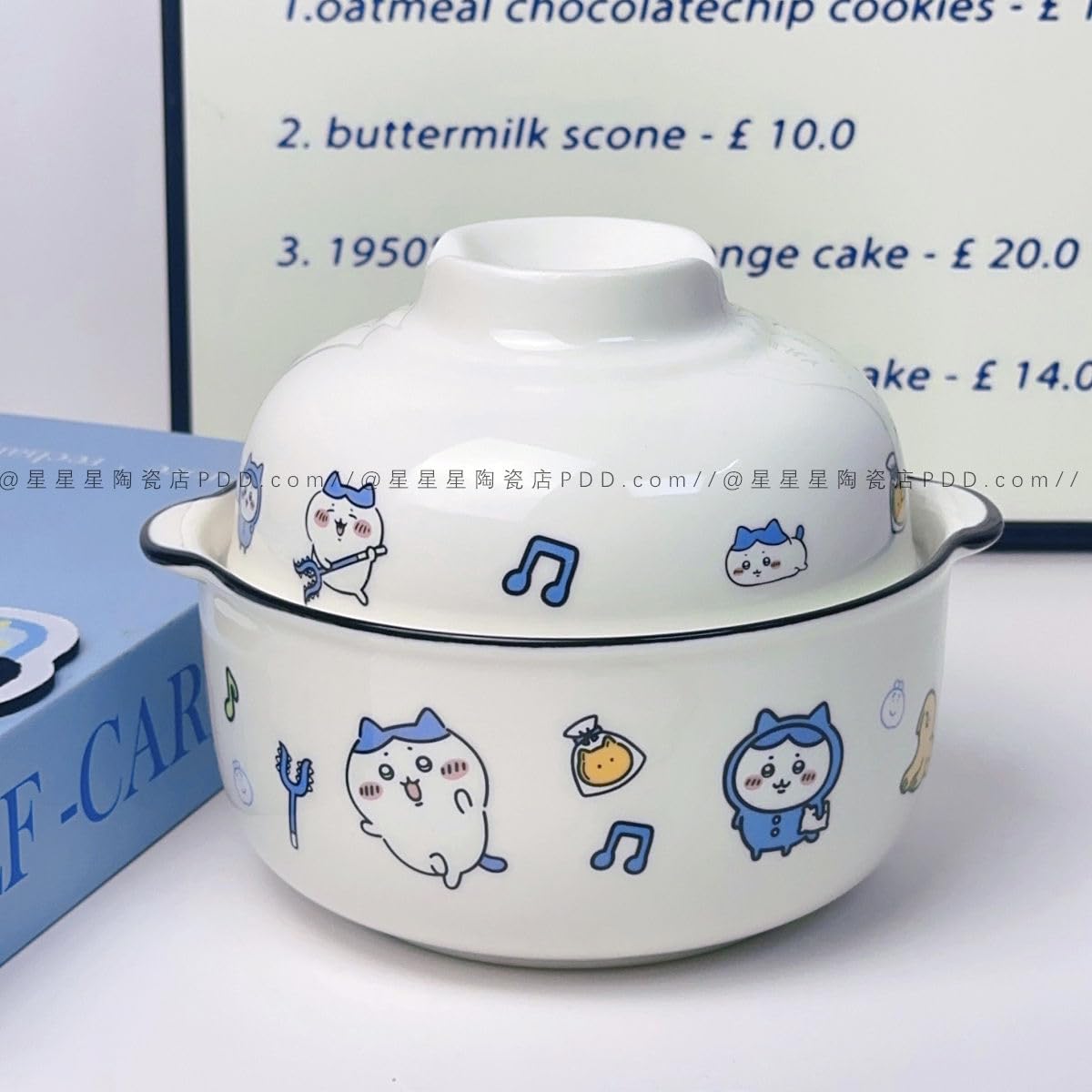 Amazon.co.jp: ちいかわ ラーメン鉢 ハチワレ スープボウル 食器