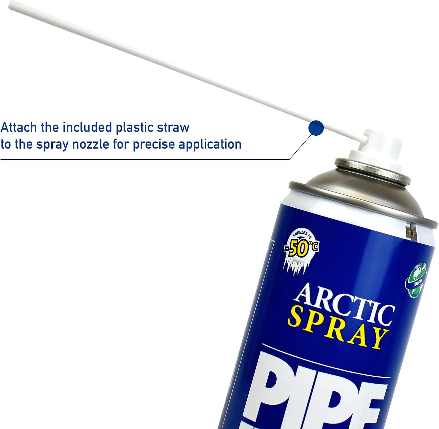 Arctic Hayes ‎ZEK2 Aero Disposable Pipe Freeze Kit with 2 Freezing Jackets for Plumbing Installation, Repair & Maintenance. Freezes Plastic & Metal Pipes (8-28mm Diameter), Blue