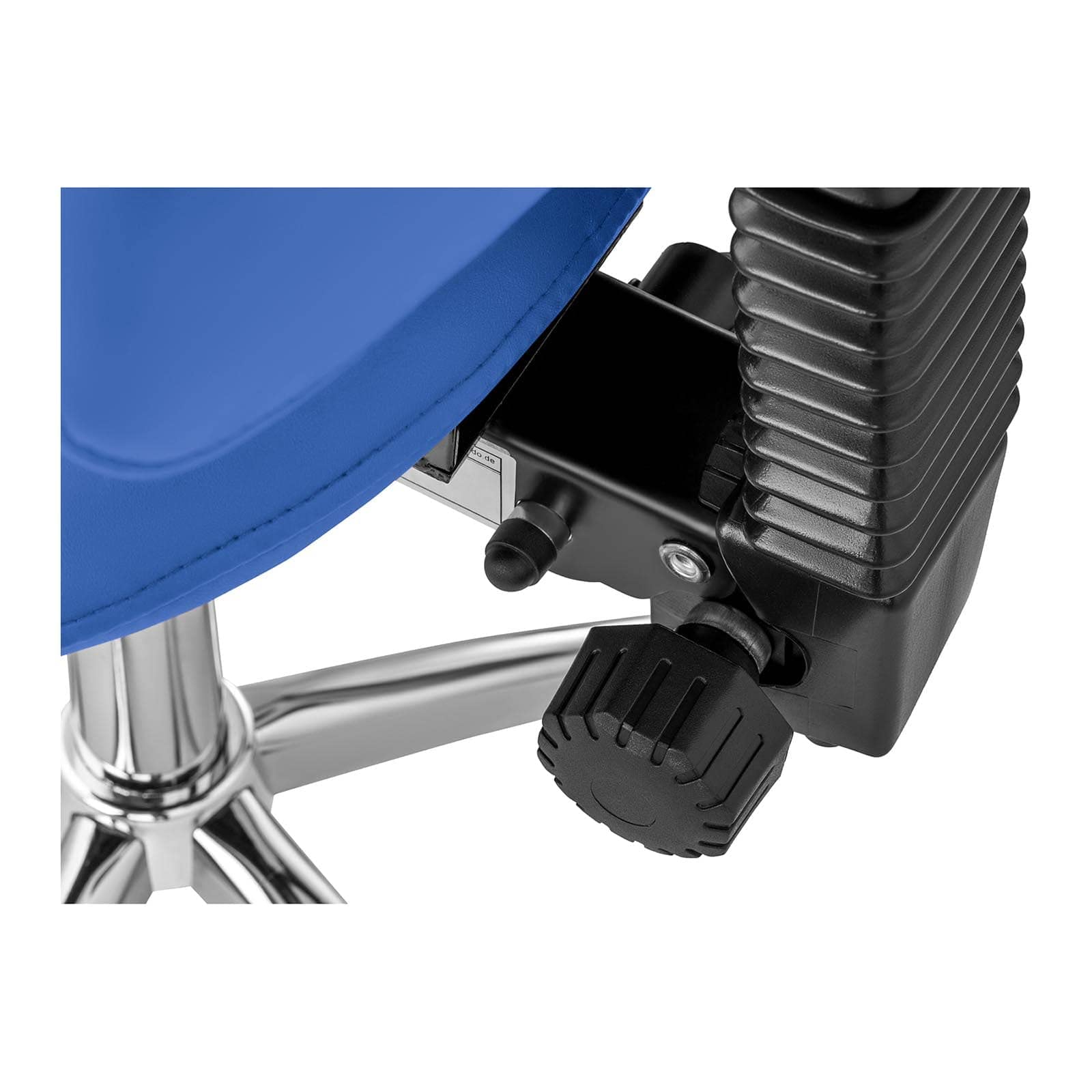 Physa Siège-Selle Ergonomique Assis Debout Berlin Blue 90-120° 55-69 cm 150 Kg Pivotant Roulettes