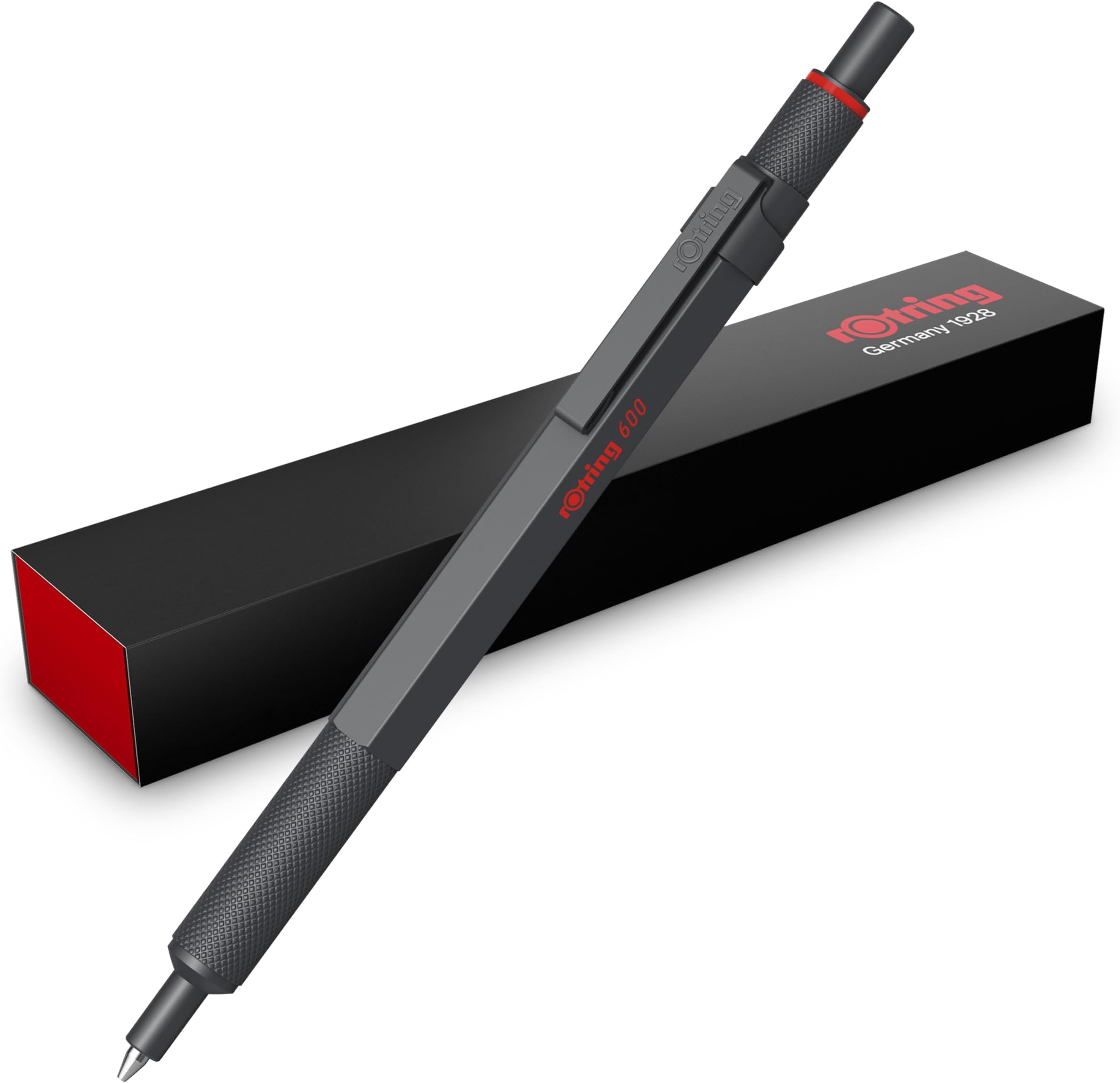 rOtring Rotring Ballpoint Pen 600 Dark Stone Medium Point Oil-based Ink in Gift Box 2204408