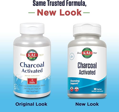 Miniatura 2 de KAL Carbón, cáscara de coco activado 280 mg | 100 unidades