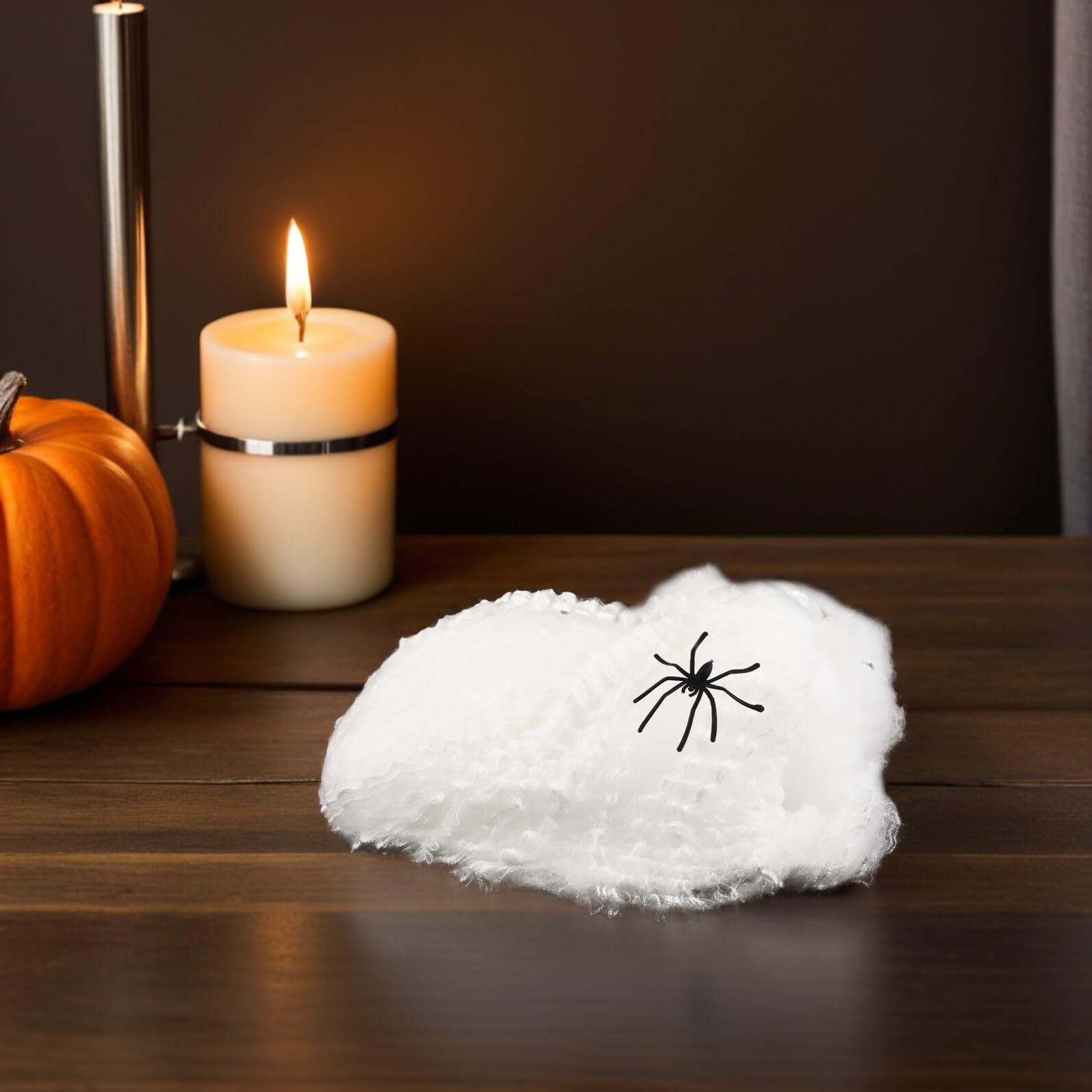 Toyvian Decorazione Ragnatela Elastica per Halloween con Ragni di Plastica Fosforescenti Rete per Catturare Ragnatele 300G Decorazioni Spettrali per Interni ed Esterni Allestimenti per