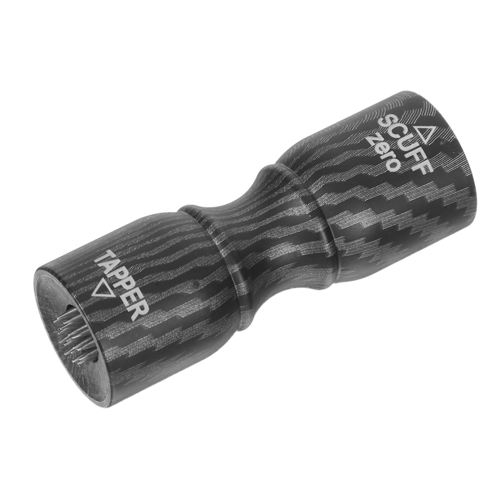 Mikikit Pool Tip Cover and Manual Needle Remover Tool for Snooker and Billiard Cues Durable Grain Design for Easy Chalk Application and Secure Tip Attachment Extends Lifespan