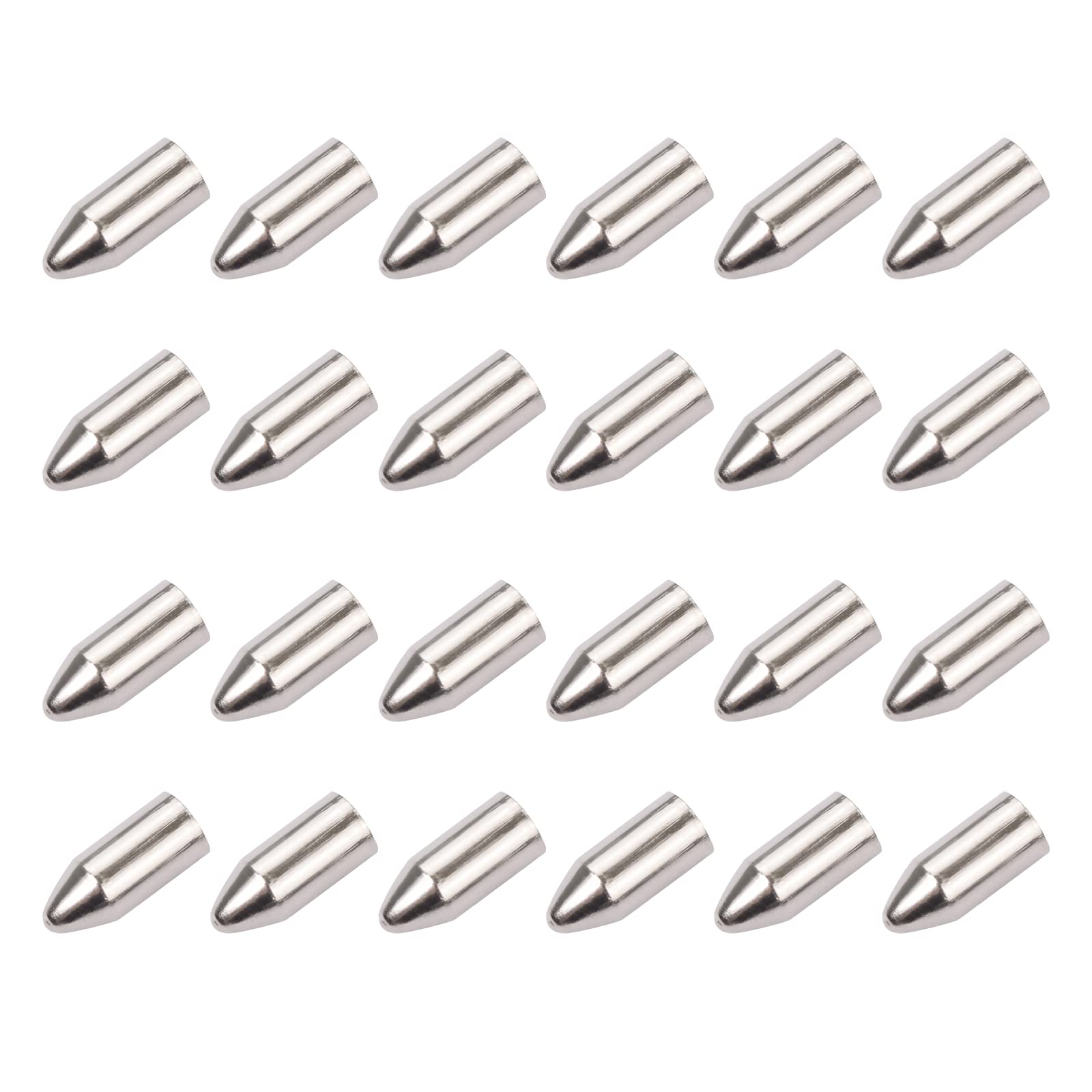 Tiro con l'arco Bullet Points ID7 mm di ricambio Archery Targeting Pratica Broadheads Consigli Bullet Field Points Argento