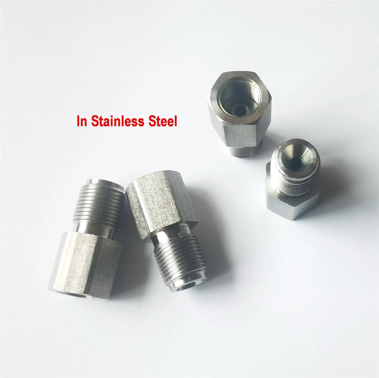 Auto-Bremsleitungen Adapter für Konvertierungsbördelbremse M12x1 männlich auf weiblich M10x1(In Mild Steel Zinc)