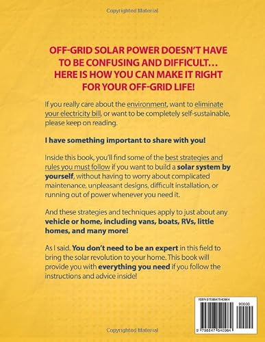 The Off Grid Solar Power Bible: [4 in 1] A Step-by-Step Guide to Design, Install, and Maintain Solar Energy Systems for RVs, Cabins, Boats, and Tiny Homes - Thumbnail 2
