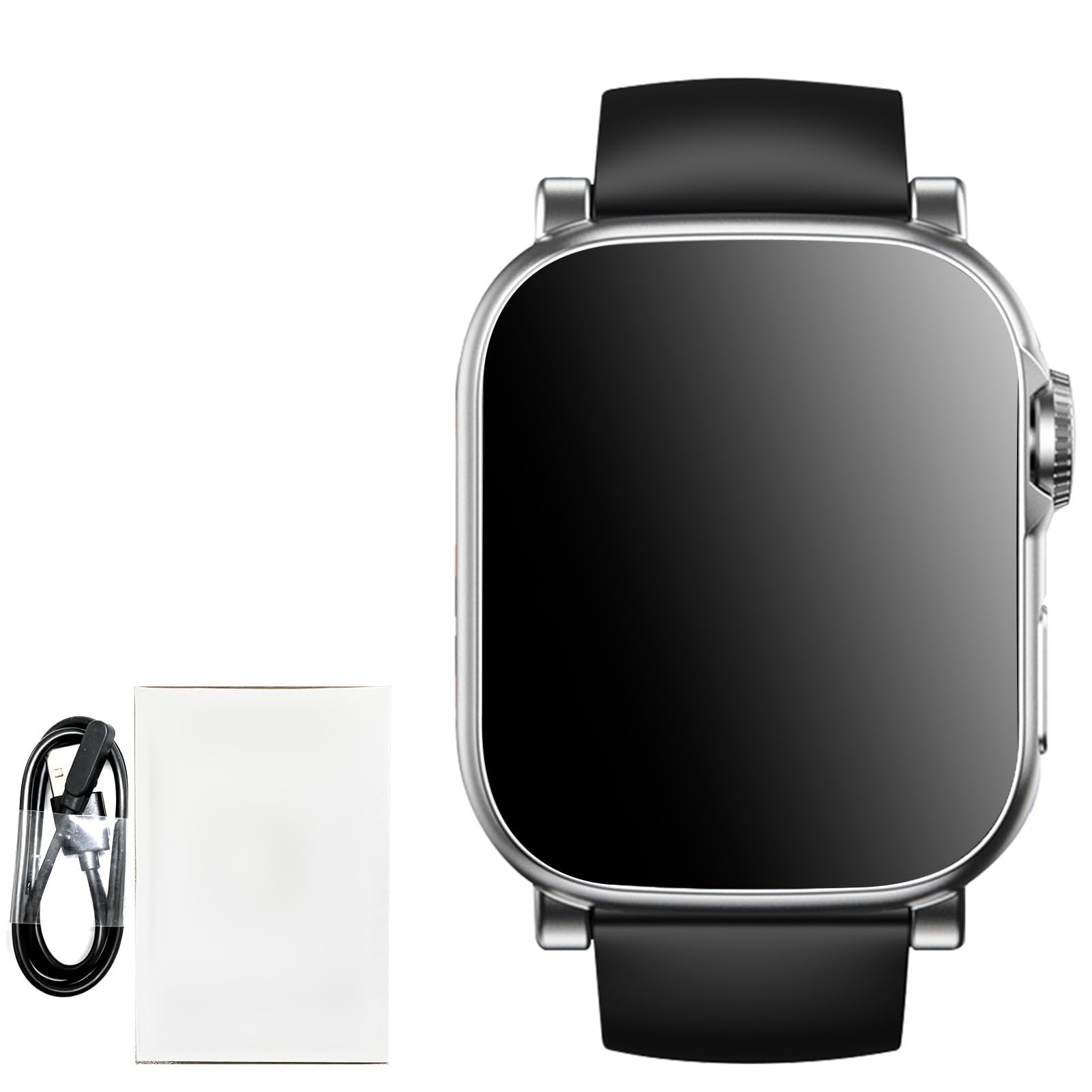 Cuifati Reloj Inteligente con Pantalla Táctil HD de 2,01 Pulgadas, Reproductor de MP3 Bluetooth 5.4 con Batería de 800 MAh, Monitor de Sueño con Frecuencia Cardíaca de 120 Modos Deportivos, Reloj