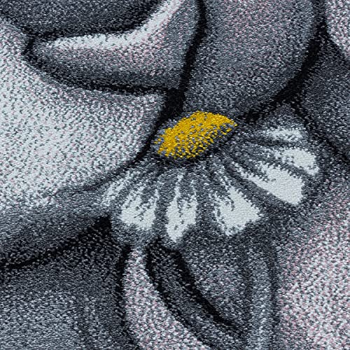 Tapis enfant lapin rose antidérapant et facile à nettoyer
