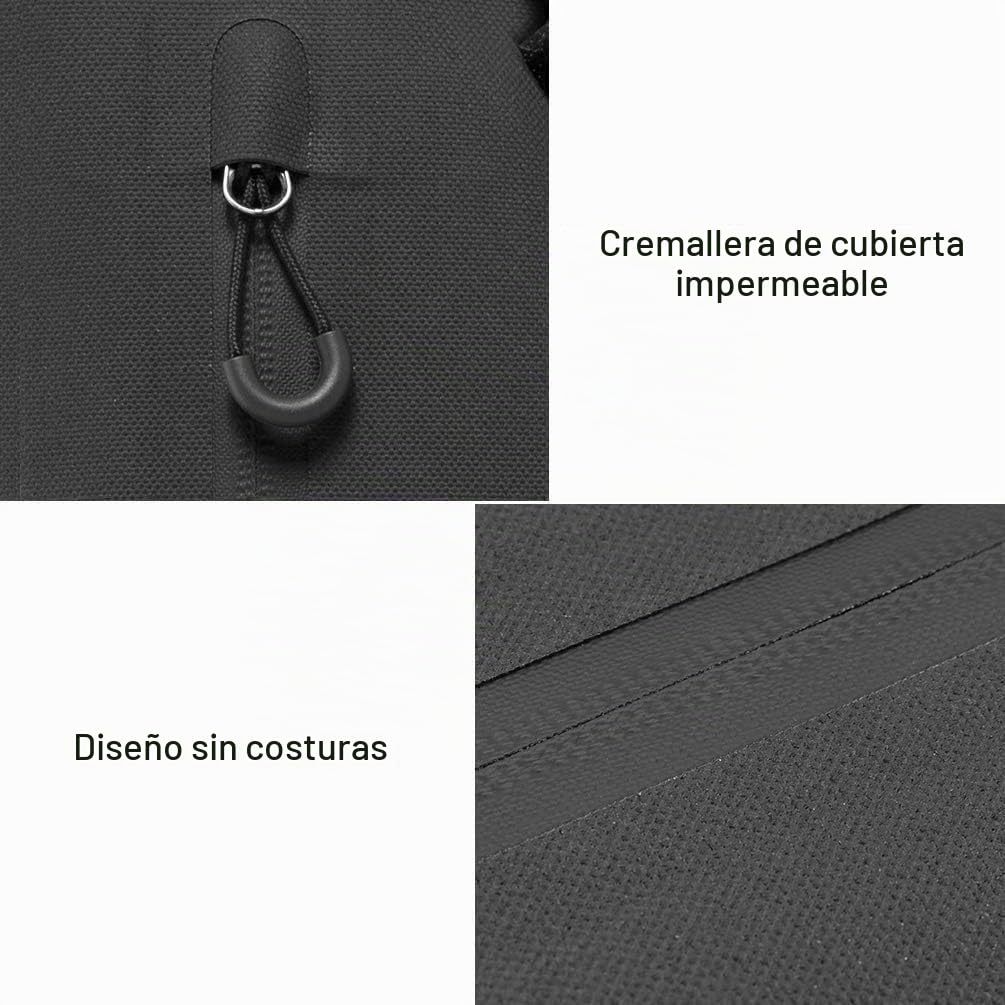 ROCKBROS Bolsa Cuadro Bicicleta Alforja Impermeable para MTB Bici Carretera Capacidad Grande 2,6L/3,4L, Negro
