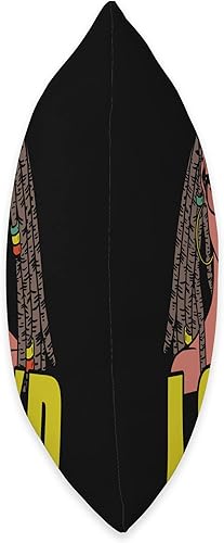 Miniatura 2 de Locs Afro Dreadlocks Love Natural Beauty Hair Its the Locs for Me-Afro Hair Black American African Girl Throw Pillow 16x16 Multicolor