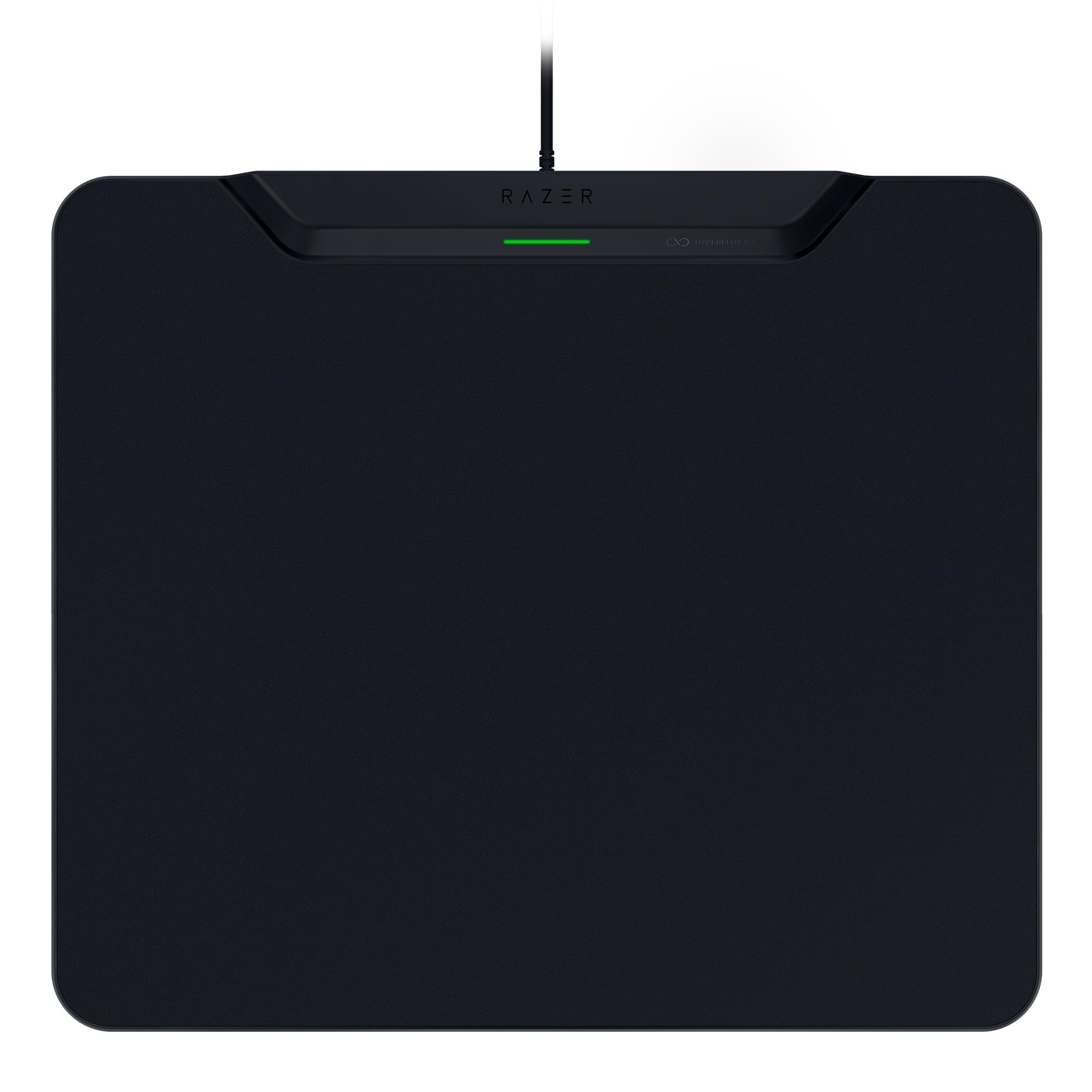 Razer HyperFlux V2 - Wireless charging mouse pad system for gaming mice - gaming mouse mat & charging puck (LED charging indicator, anti-slip rubber feet, auto-pairing) Black