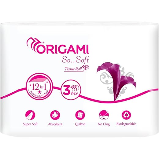 Origami Soft 3-Ply Toilet Paper 1680 Sheets