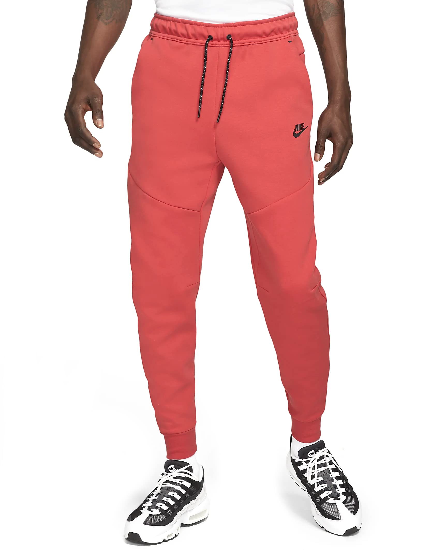 Nike Sportswear Mens Tech Fleece Joggers Pants Lobster Black X-Large