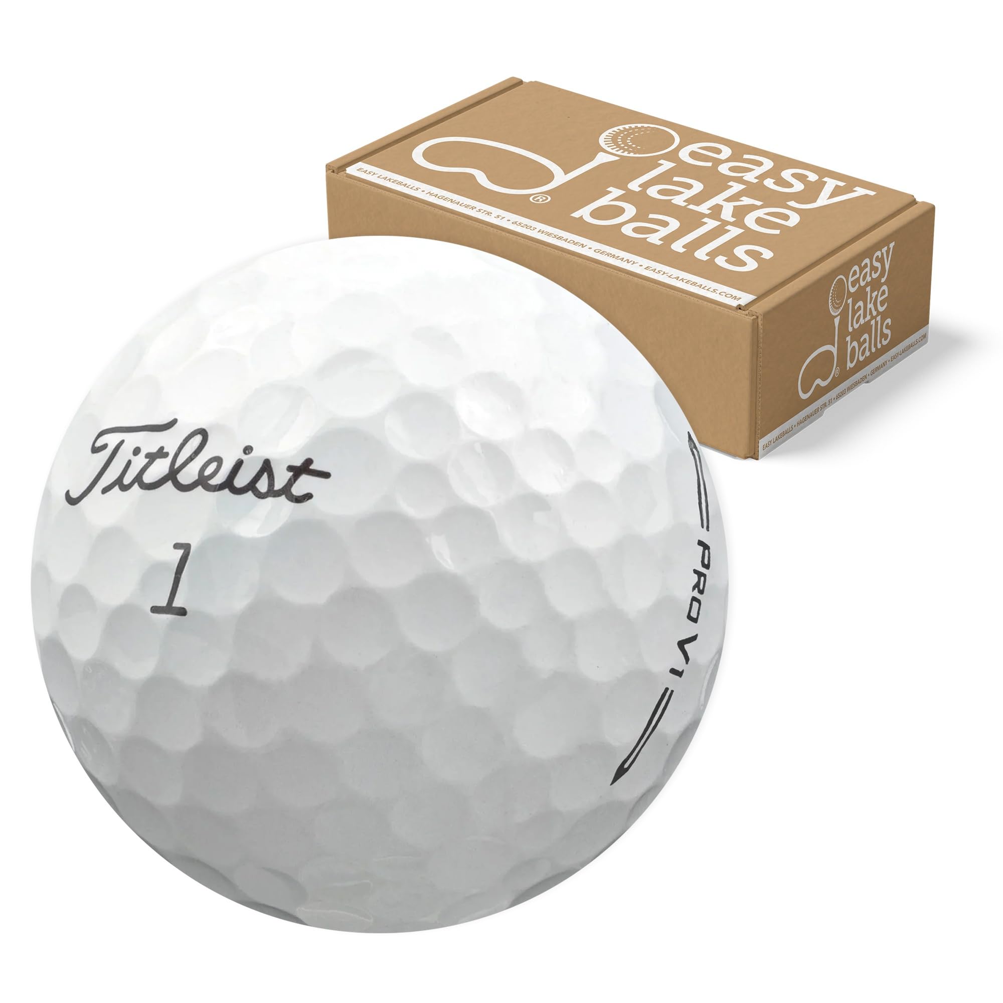 25 PRO V1 LAKEBALLS 2024 – QUALITÄT AAA/AA – GOLFBÄLLE Set