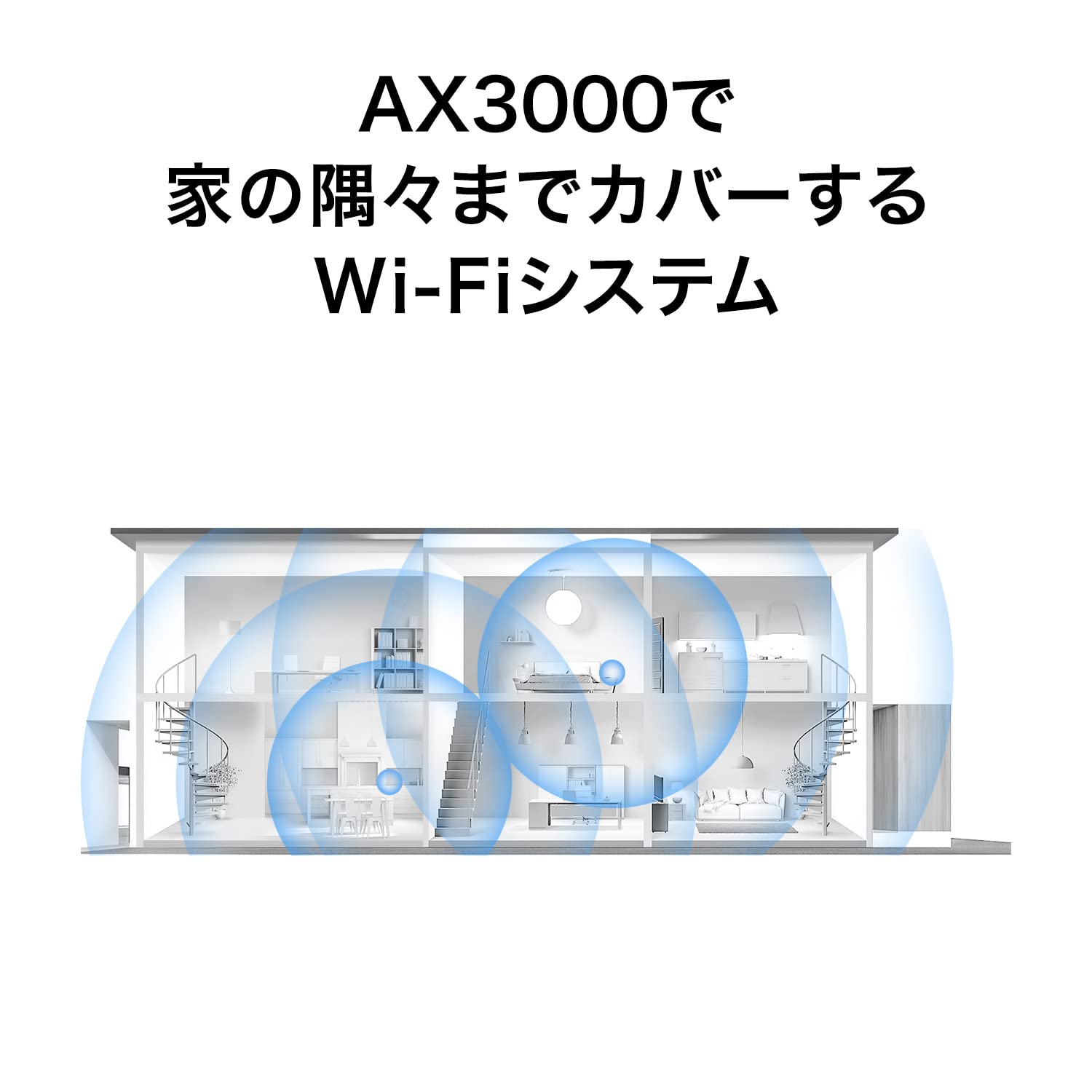 Amazon.co.jp: HUAWEI Mesh 3 AX3000 ❘メッシュ Wi-Fi 無線LAN