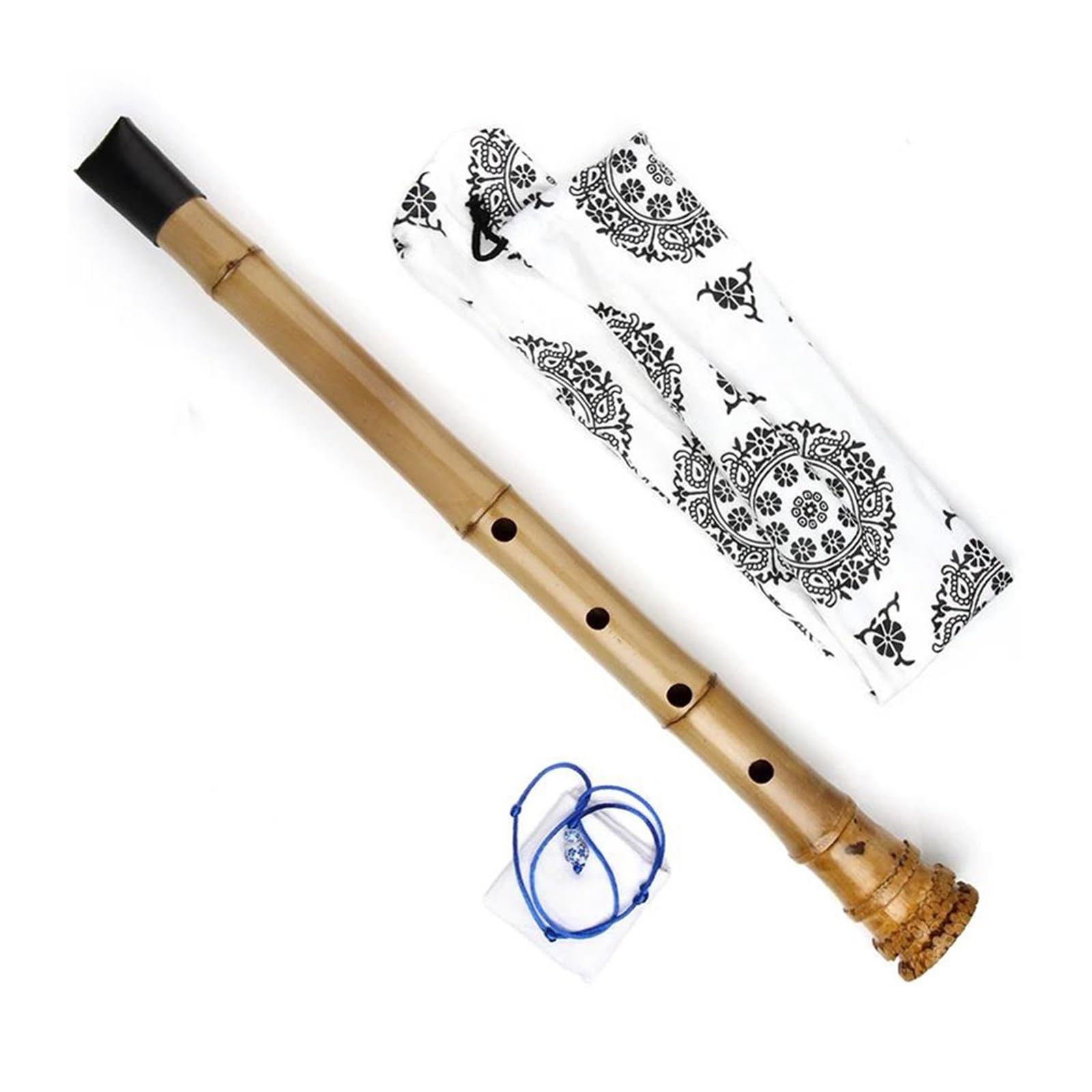 Strumento A Fiato Per Flauto Di Bambù Verticale Strumento In Legno A 5 Fori Chiave D Tradizionale Flauto In Bambù