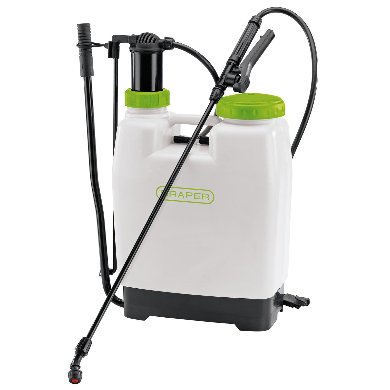 Draper Knapsack Garden Sprayer 12L | Backpack Pump Action Pressure Sprayer | Weed Killer Pump Sprayer | Patio Cleaner | 63056