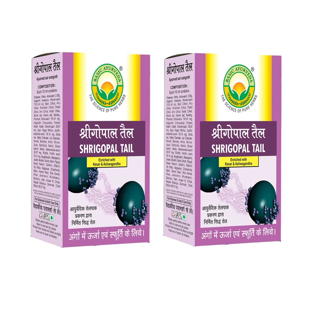 BASIC AYURVEDA Shri Gopal Taila 30ml Pack Of 2 | (B09MD3Y3QD) Amazon Price History, Amazon Price Tracker