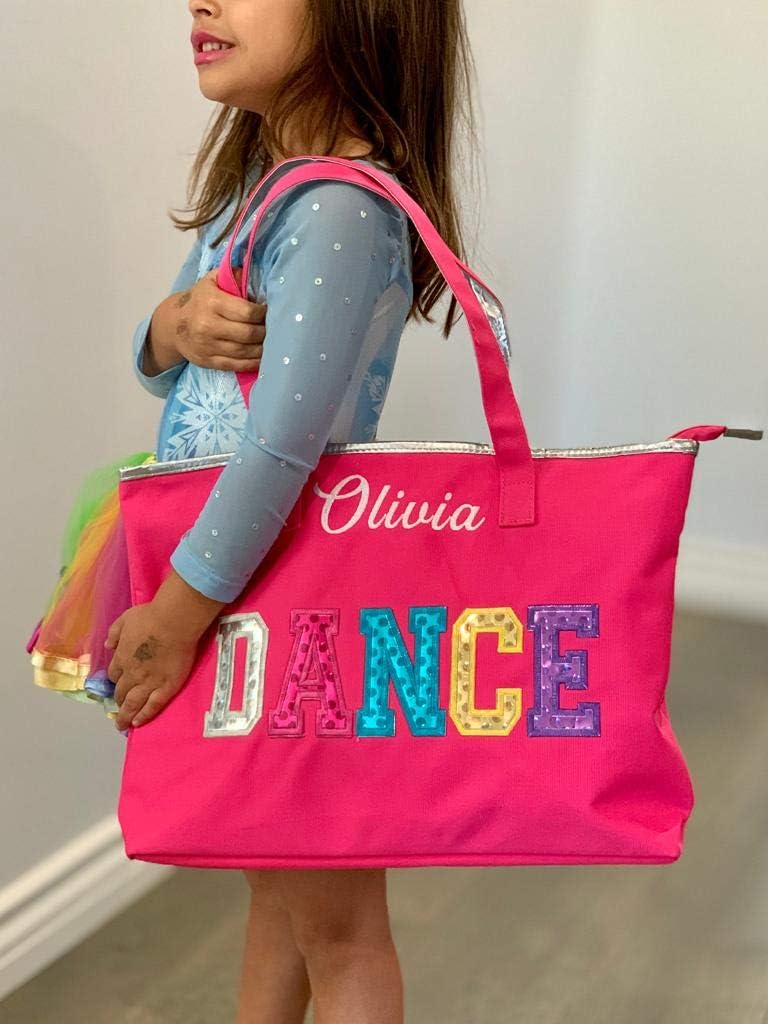 Personalized Embroidered Dance Tote Bag