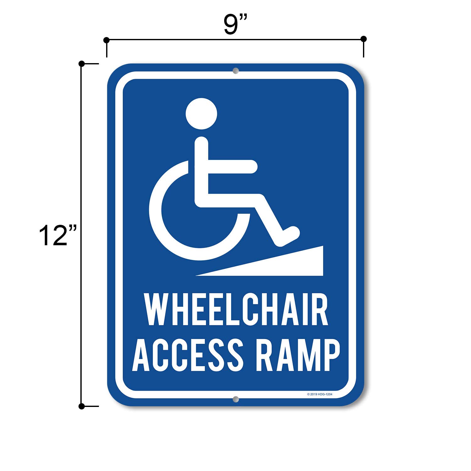 Handicap Sign Frame Handicap Sigh