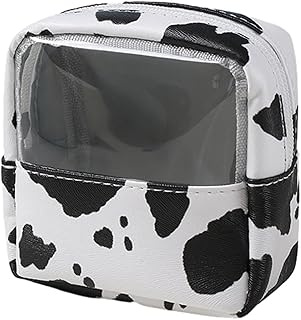 メイクアップオーガナイザーバッグ | 牛柄メイクアップコスメティックオーガナイザーポーチ | スキンケア、トイレタリー、女性、女の子向けの大容量ポータブル防水メイクアップケースオーガナイザー