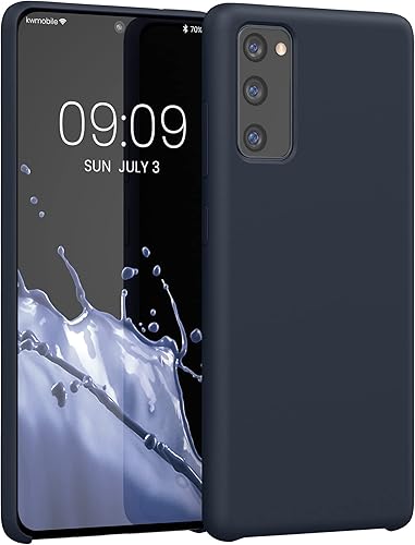 Miniatura 16 de kwmobile Funda Compatible con Samsung Galaxy S22 - Funda de teléfono de silicona TPU con acabado suave - Rojo Ruibarbo Piedra antigua,Azul