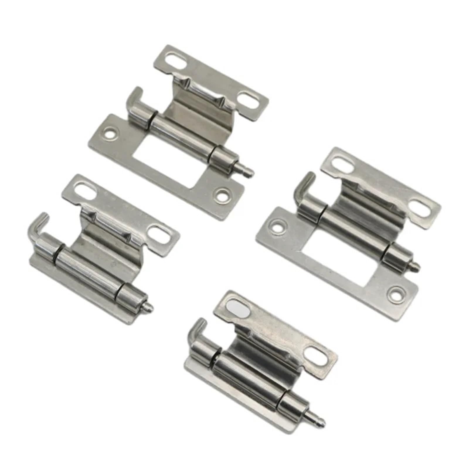 Stainless Steel Detachable Hinge Machinery Equipment Box Cabinet Door Hidden Hinge 1Pcs(80x60x20)
