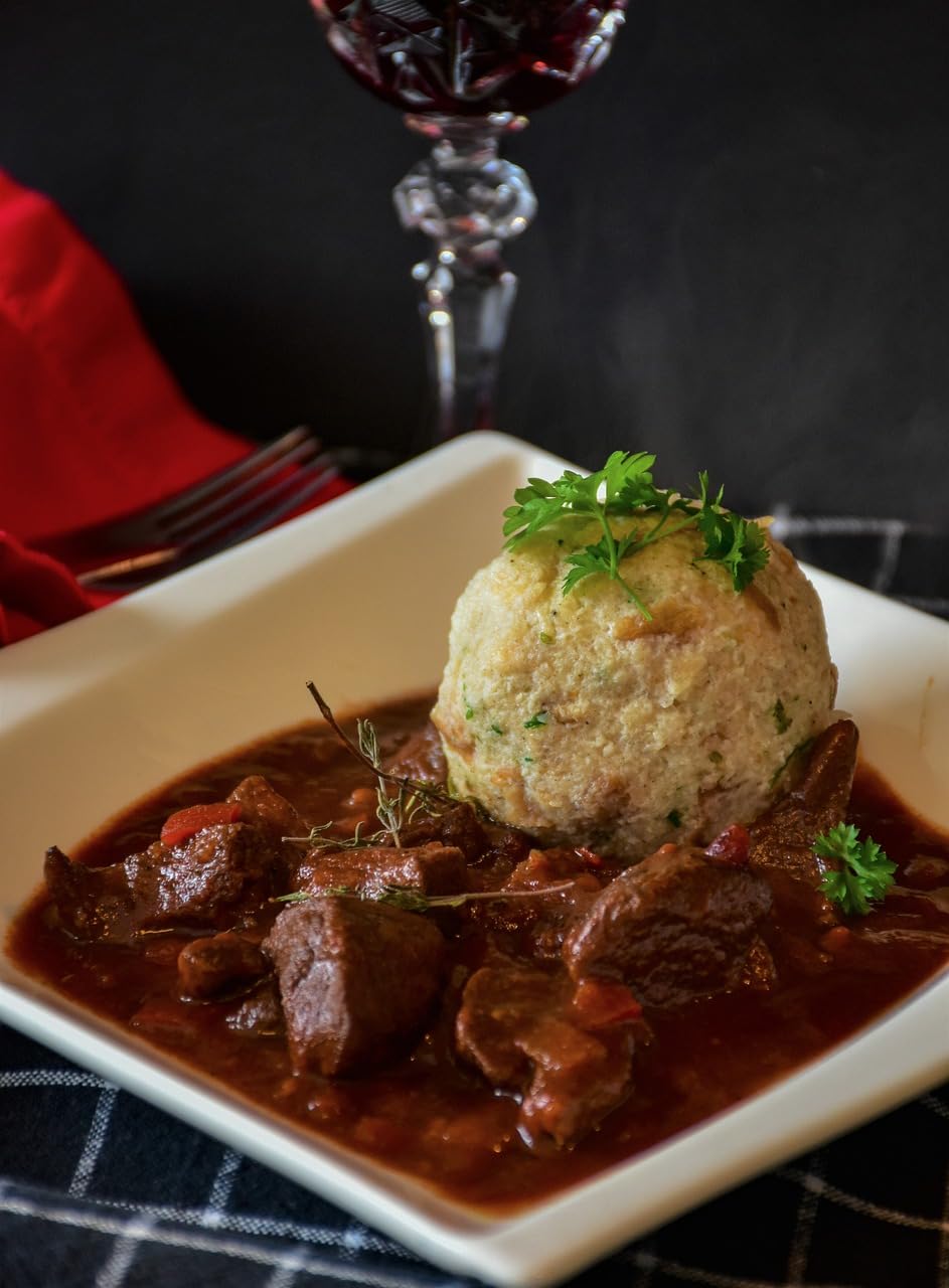 LANDPERLE Hirschgulasch Sous-Vide 3x ca.1 KG | Goulasch De Chevreuil Sous-Vide | Wildfleisch-Gulasch vakuum-gegart im eigenen Saft | ohne Zusatzstoffe Geschmacksverstärker u. Konservierungsstoffe