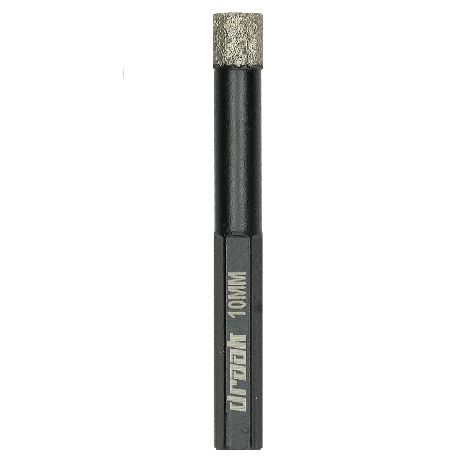 Draak Dry Diamond Drill Bit 10mm Wax Filled for The Toughest Materials Including Marble, Granite, Porcelain, Ceramic & Glass Tiles Vacuum Brazed Porcelain 5