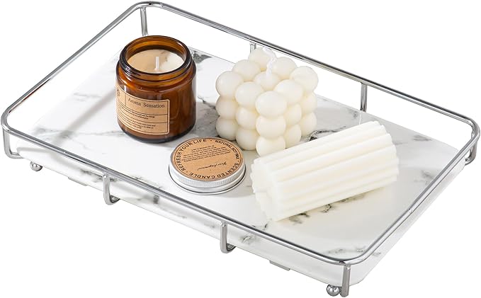Organizador de Baño Dobbyby Bandeja Vanity para Maquillaje Acero Inoxidable miniatura 6