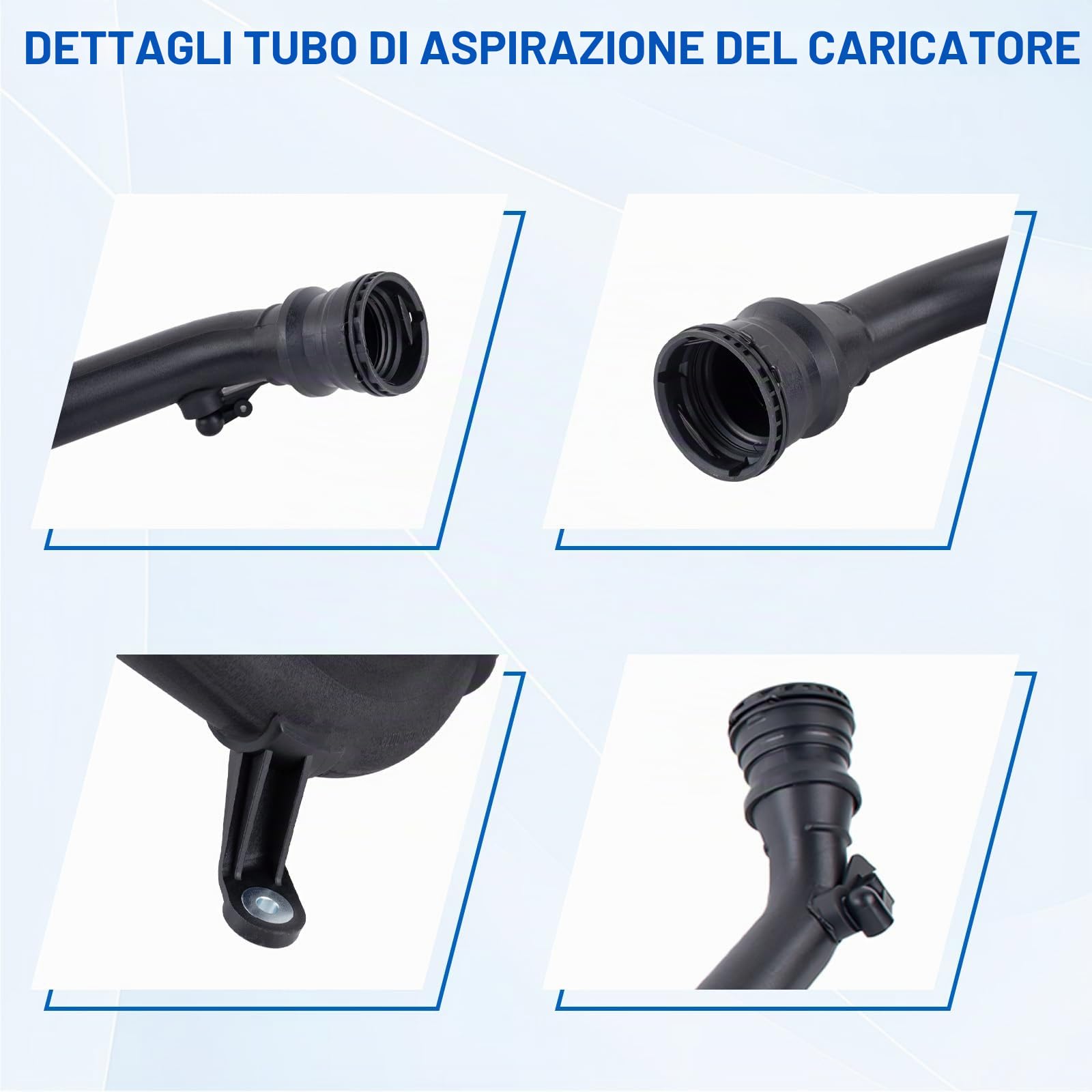 Tubo turbo, tubo aria di sovralimentazione, intercooler, tubo turbo, manicotto intercooler, tubo intercooler Fluence Megane III CC Scenic III 1.5 DCI 8200981498