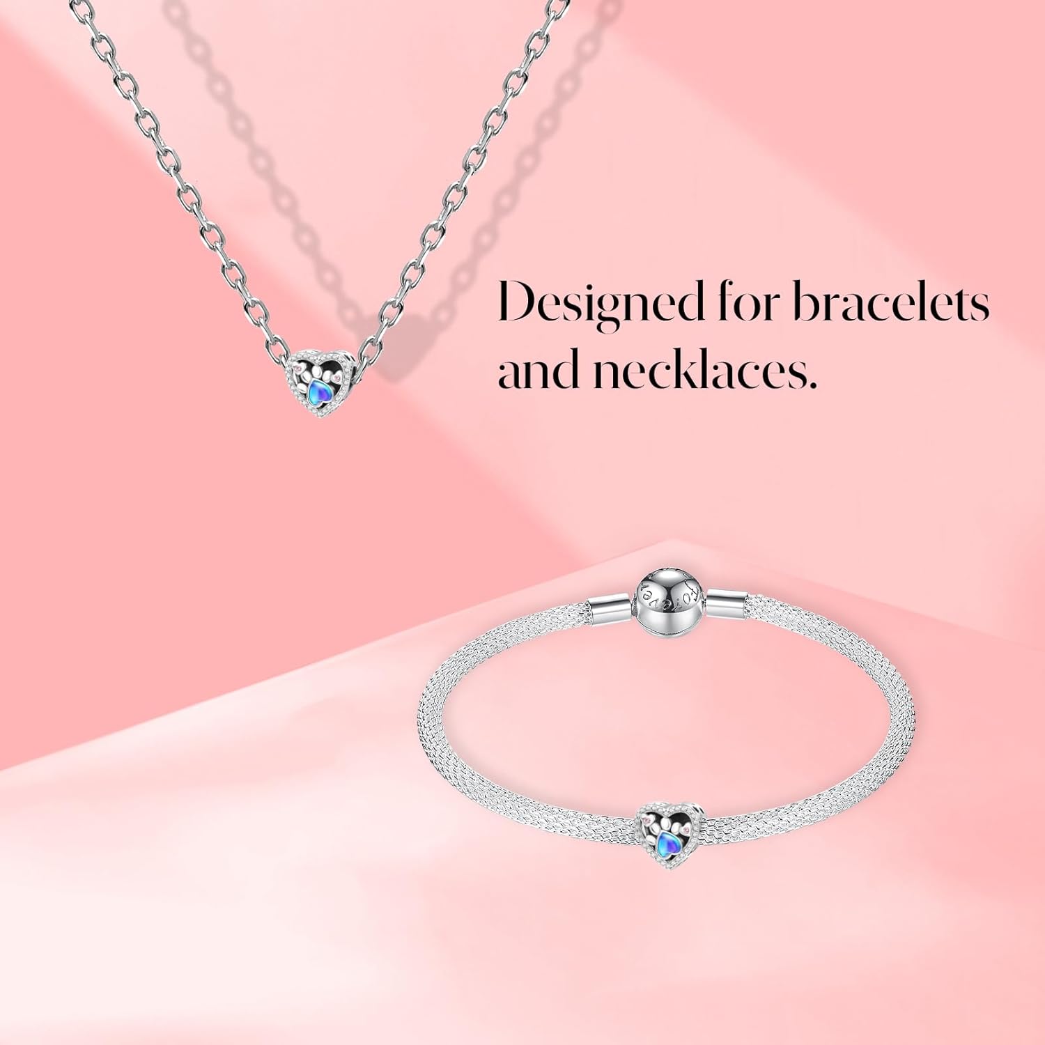 S925 Charms for Pandora Bracelets and Necklaces, Gifts for Love, Couple, Family, Friend, on Birthday, Anivesary, Christmas, Valentine's Day, Mothers Day - Image 2