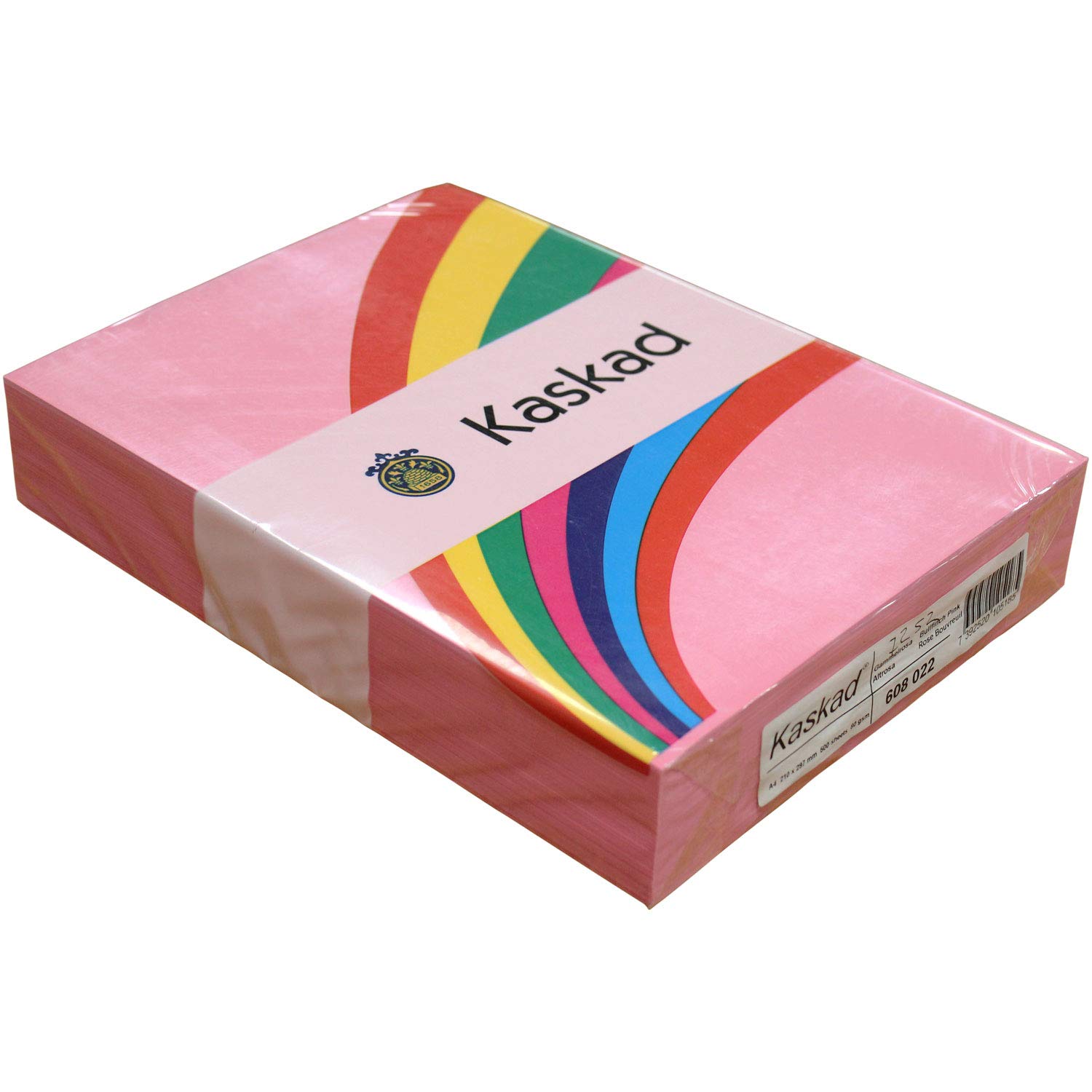 Kaskad A4 Bullfinch Pink Coloured Paper 80gsm - 500 Sheets per Ream