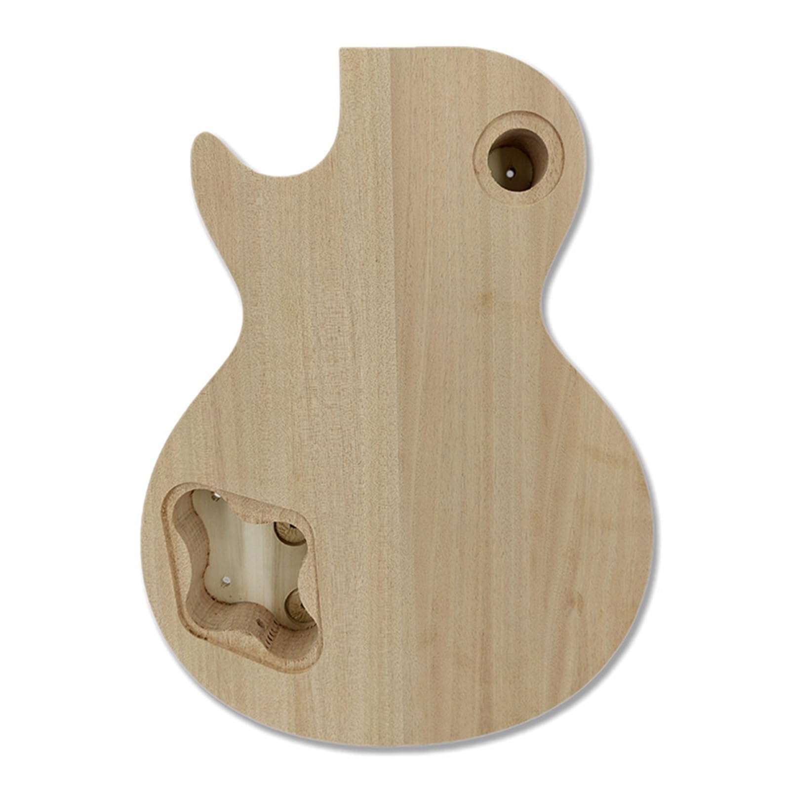 Unfinished Guitar Body Mahogany Semi Finished Body Is Suitable For LP Guitar White Stubble Accessories