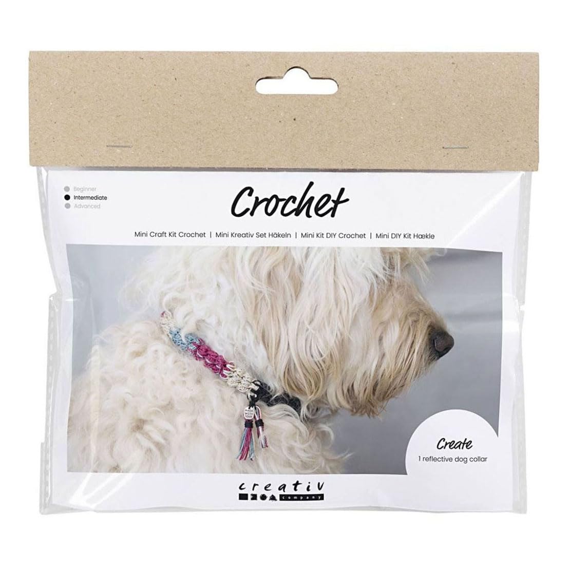 Creativ Mini Craft Kit Crochet - DIY Dog Collar, Teal